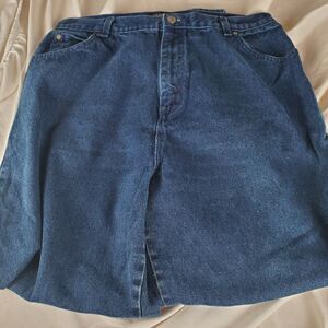 Saddlebred Womens Jeans Size 18 Blue 100% Cotton 28" Inseam Made In USA 5 Pocket